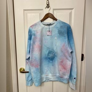 NWT Gold Hinge Cotton Candy Champion Crew Sweatshirt